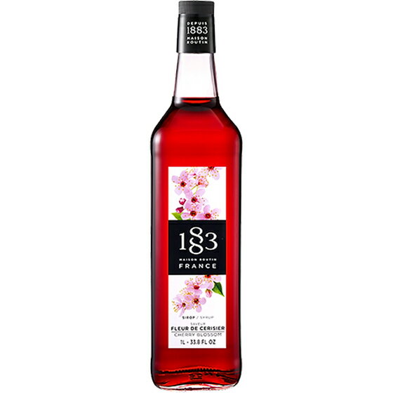 1883 メゾンルータン 桜 サクラ シロップ 1000ml デニオ総合研究所 MAISON ROUTIN ノンアルコールシロップ コンビニ受取対応商品 お歳暮...