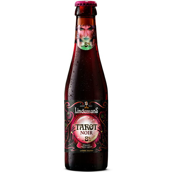 リンデマンス タロット・ノワール 瓶 250ml 24本 ベルギービール クラフトビール 地ビール フルーツビール ケース販売 お酒 お歳暮 プレゼント