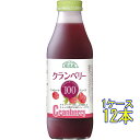 【エントリーで全品ポイント5倍】 マルカイ 順造選 クランベリー100 500ml 12本 国産 ジュース 果汁100%ストレート 大阪府 マルカイコーポレーシ...