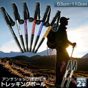 2本セット 軽量 登山用ストック ウォーキングポール 登山 アルミ製 I型 伸縮 長さ調整 登山杖 登山 ハイキング ウォーキング トレッキング