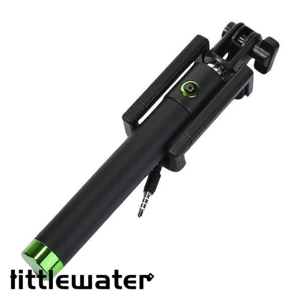 Vlog旅行写真電話用の折りたたみ式ミニワイヤードフィースティックグリーン