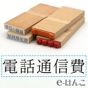 【 ゴム印 】科目印 『 電話通信費 』 24×6mm 木製台木 【店頭受取対応商品】 会計 確定申告 青色申告 白色申告 出納長 簿記 帳簿 日計表 わかりやすい 既製品