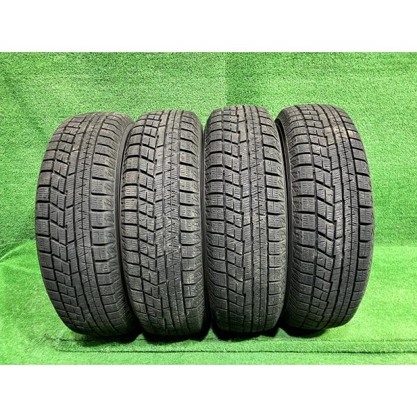 【中古】 YOKOHAMA スタッドレス ヨコハマ アイスガードIG60 155/65R13 4本 7ミリ 2024年 タイヤ 13インチ 冬