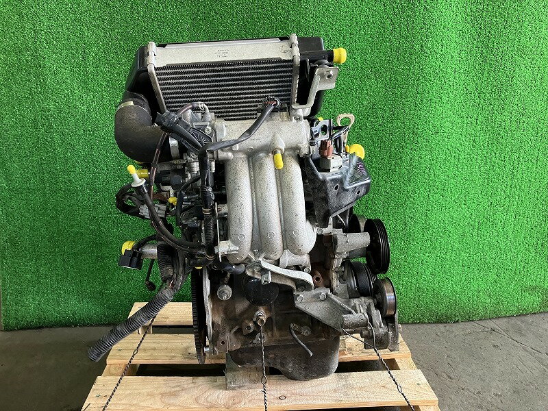 【中古】 eKスポーツ H82W エンジンASSY RS 4WD A38