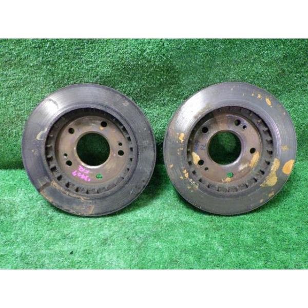 【中古】 パジェロミニ H58A フロントディスクローター・ブレーキローター XR 4WD MR307796 W37