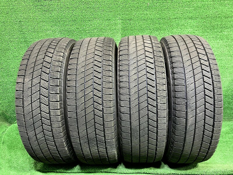 【中古】 BRIDGESTONE スタッドレス ブリヂストン ブリザックVRX3 195/65R15 4本 7ミリ 2022年 タイヤ 15インチ 冬