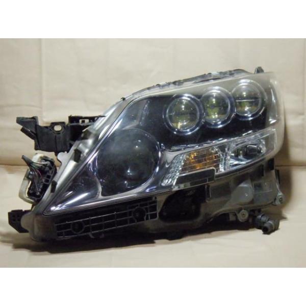 【中古】コーティング済 レクサス LS UVF45 左ヘッドランプ・ヘッドライト LS600H バージョンU Iパッケージ コイト 50-95 81150-50380 077