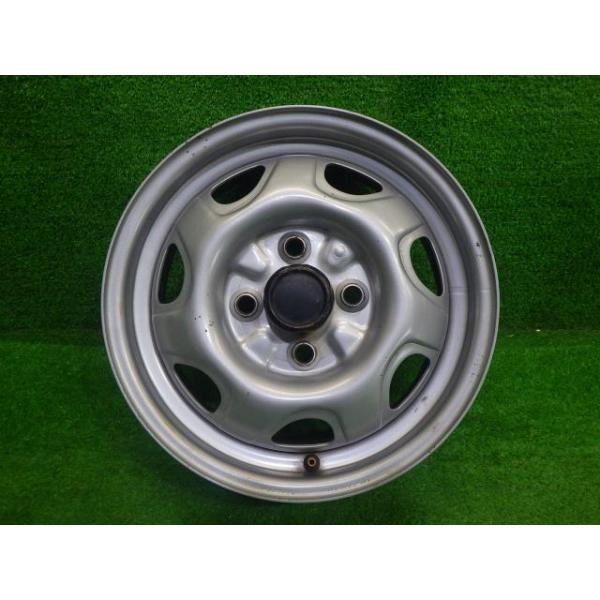 【中古】 三菱 MITSUBISHI 純正 ランサーカーゴ CS2V ホイール スチール シルバー 13インチ 5.00B 4穴 1本 100