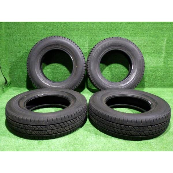 【中古】 BRIDGESTONE スタッドレス ブリヂストン ブリザックVL1 165R13LT 6PR 4本 6ミリ タイヤ 13イ..