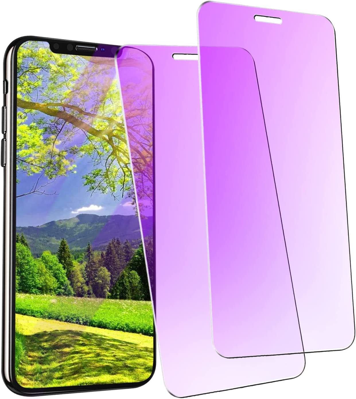 iPhone 11/iPhone XR KXtB u[Cg ACtHXR/11 KX tی tBy2Zbg/ڂ̔y/wh~/CAȂ/\₷/Ȃ/6.1C`z