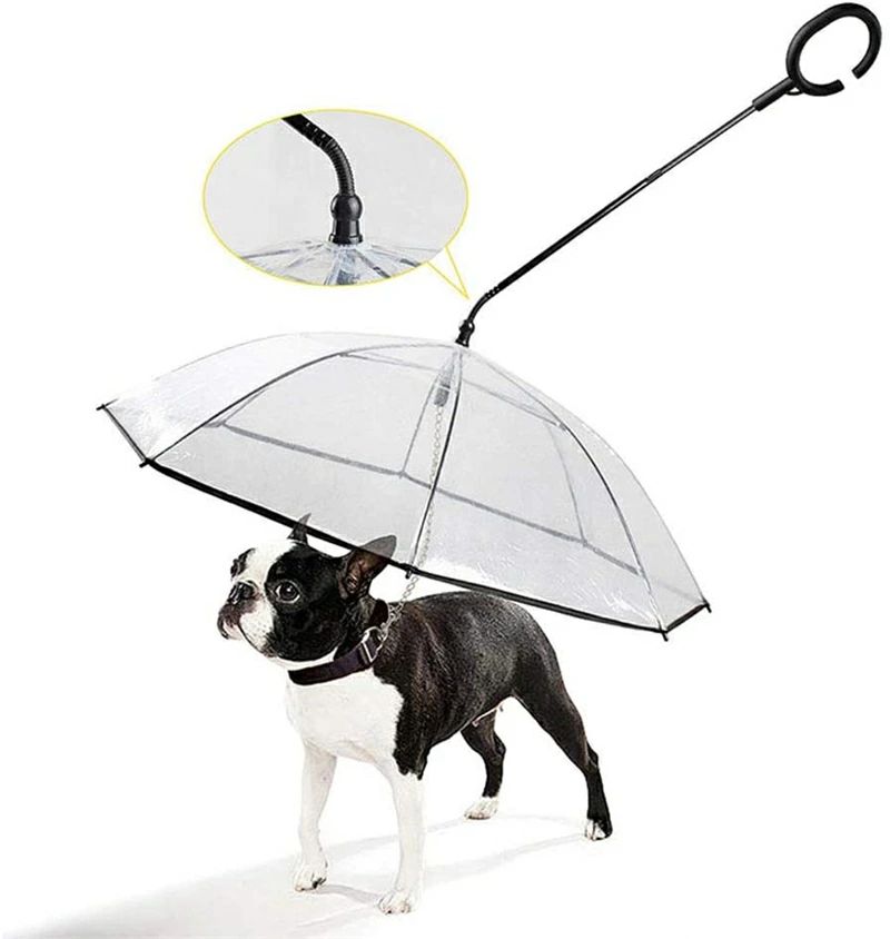 高い実用性：透明な犬の傘は雨の日にあなたの悩みを解決することができます。直径70cmの傘は中型犬、小型犬、子犬、猫に適しています。それは漏水保護のために二重層設計、大雨の中で使われるとき、それは漏れません。 360°調整可能：機能的な犬の傘は長さや雨の角度を360°調整することができ、犬に万能の保護を与えて、犬が最も快適に感じるようにする角度を見つけることができます。 快適なグリップ：C字型のハンドルにより、持ちやすくなっています。ハンドルは滑りや質感を防ぐために特別に研磨されています。 丈夫・耐久性：8本のステンレス製フレームの素材で作られ、強い風でも抵抗できます。環境に優しい亜鉛合金素材の犬用リード付き、犬の衝撃に耐え、長時間引っ張ることができます。 便利、色んな場合も適用：傘の取り付けはとっても簡単で便利です。 C字型ハンドルのペットの傘は、ただ腕に掛るだけで、持つでも必要ありません。傘を閉めた後も牽引ロープとして使用できます。雨の日も、雪の日も色んな天気でも使いえます。 ●返品について 万一、不良品や誤配送など当社原因による場合には、良品の交換にて対応させていただきます。お手数ですが、商品到着後、一週間以内にお電話又はメールにてご連絡下さい。返品商品の到着を確認後、6～7営業日以内に良品を発送させていただきます。