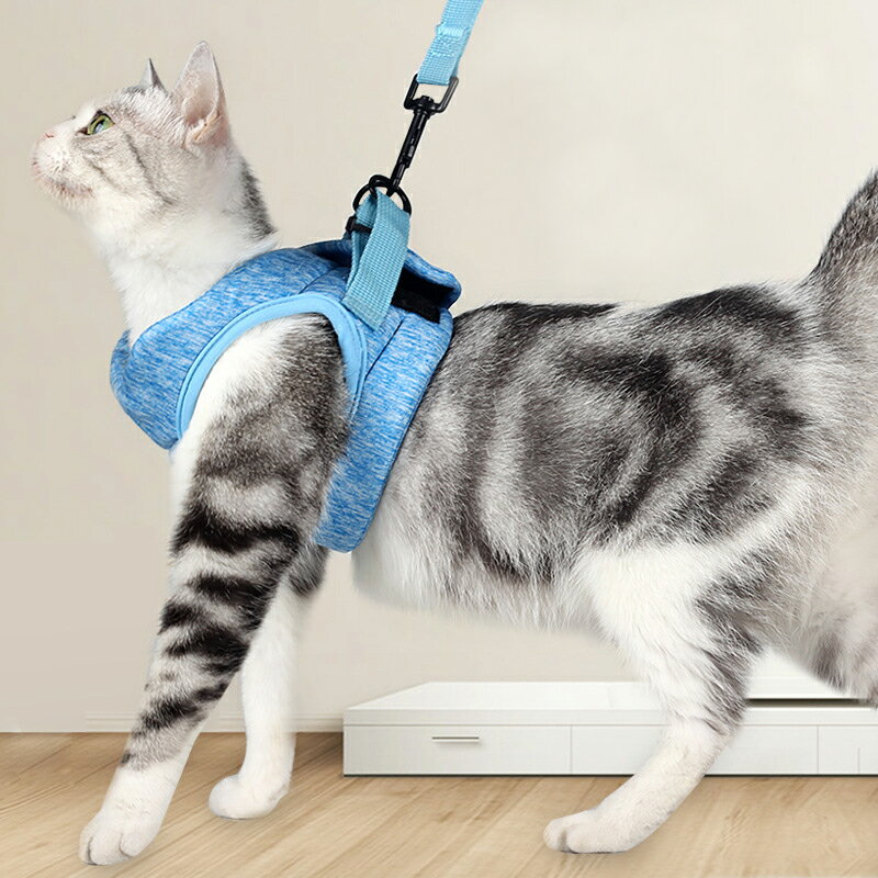 商品名：ハーネス 材質 ：メッシュ サイズ：小：胸囲：9-11 "（23-28cm）、推奨体重：3-6lb（1-3kg）。中：胸囲：11-13"（28-33cm）、推奨体重：6-10 lb（3-4.5kg）。大きい：胸囲：13-15 "（33-38cm）、推奨体重：10-16 lb（4.5-7kg）。猫を注意深く測定し、注文前にサイズチャートを参照してください。 超快適で通気性のある素材：ベストスタイルのハーネスは、軽量で通気性のあるメッシュ素材で構成されており、暑くても過熱せず、冬でも保温性があります。 優れた調整性：ペットの脱落を防ぐために大きな積載量を維持し、ハーネスを簡単に調整できるため、猫に完璧なフィット感を提供します。安全なジャケットのようなデザイン。 安全で優れたコントロール：上部に縫い目が付いた猫用ハーネスは、猫の首や胸にフィットします。また、猫が逃げて怪我をしないように、柔らかなエッジと伸縮性のあるクッションが付いています。そのため、Hスタイルのハーネスよりもはるかに快適で安全です。 簡単な着用：この簡単に着用できるハーネスは、バックバックルとベルクロで着脱が簡単です。猫をブロックの周りを散歩させている場合でも、裏庭で散歩している場合でも、ハーネスを使用すると、猫は安全に世界を探索できます。