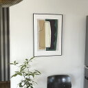 Collaboration #5 (large) by Leise Dich Abrahamsen アートポスター フレーム付 50x70 ポスター 北欧 おしゃれ 大きい インテリアポスター アート インテリア アートプリント モダン シンプル アート boho