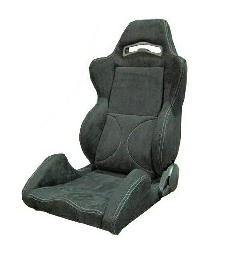 セミバケットシート バックスキン/シルバーステッチ 左座席用 （助手席用）＋ シートレール アルテッツァ用