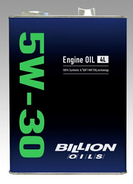 Rakuten - BILLION (ビリオン) OILS エンジンオイル 5W-30 4L