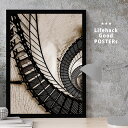 【スーパーSALE限定クーポン】 LIFEHACK プロ仕様 ミニマルポスター 建築美 建造物 A2 A3 A4 サイズ フレーム対応 インテリア用ポスター 螺...