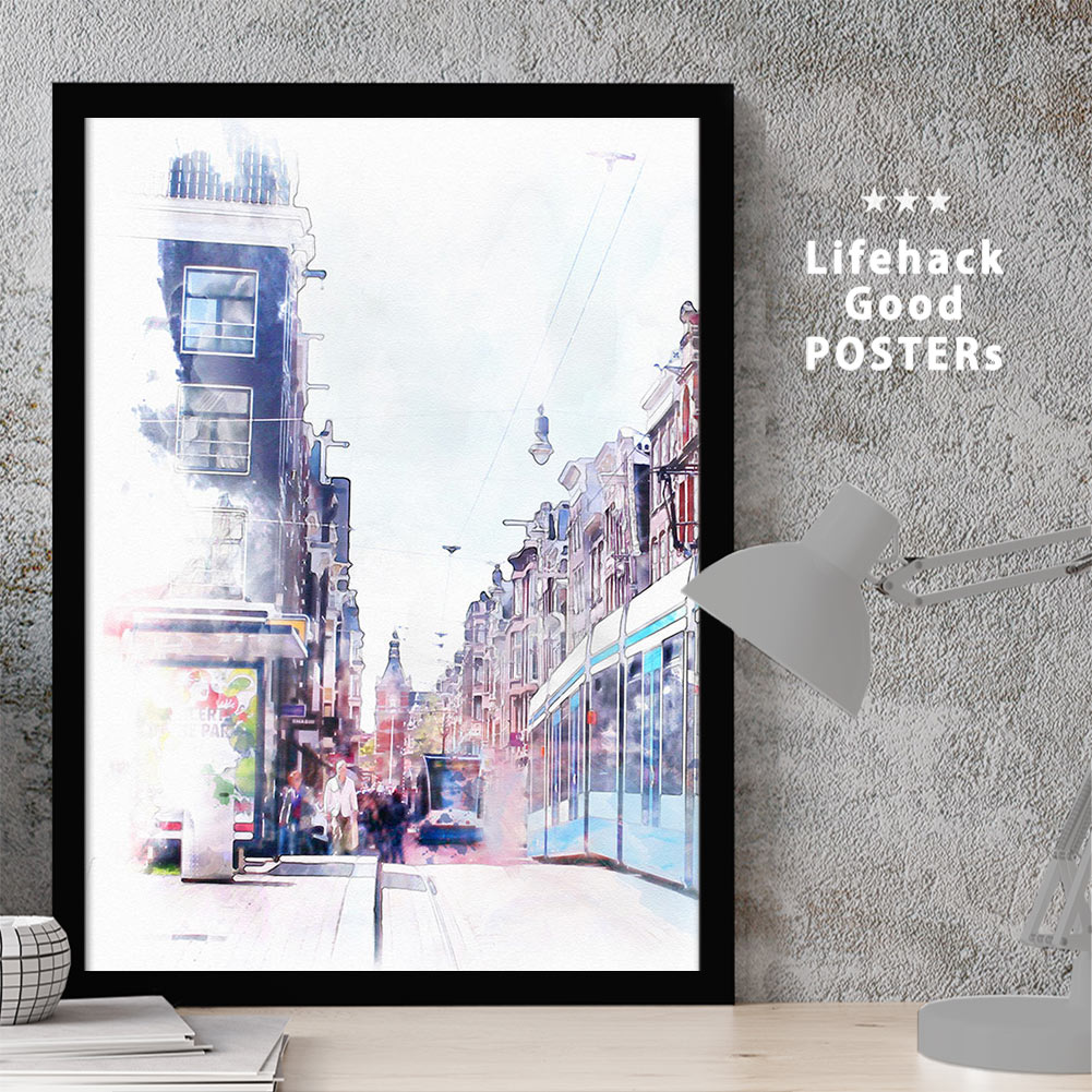 【11/25 限定クーポン】 LIFEHACK プロ仕様 ミニマルポスター 建築美 建造物 A2 A3 A4 サイズ フレーム対応 インテリア用ポスター