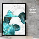 【スーパーSALE限定クーポン】 LIFEHACK ポスター 選べるサイズ A2 A3 A4 フレーム対応 アートポスター インテリア 抽象画 大理石の抽象 曲...
