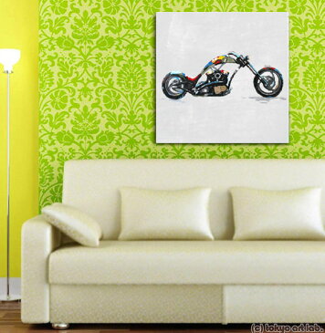 バイク 単車 ネイキッド 絵 絵画Enjoy! art! バイク オートバイ【額無し】【大きい アート パネル】【かべ 壁飾り】デコレーション 壁掛け ノンフレームモノトーン 黒 白黒