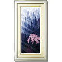 絵画 インテリア 壁掛け 額入り 秋冬の朝 凛とたたずむ一本桜 桜(さくら) 風景画 日本の情景 版画 父の日 父の日