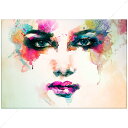 絵画 インテリア PLEXIGLAS Visage de femme2 SIZE mm 700*1000 アート 装飾 壁 絵 ココ コブラアート 高級 フレームレス