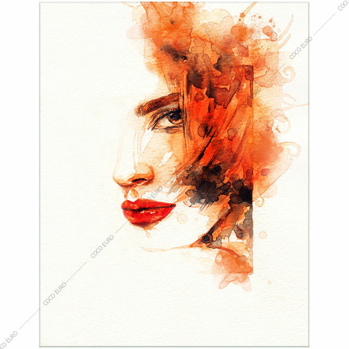 【ポイント5倍スーパーSALE】絵画 モダン PLEXIGLAS Aquarelle Portrait5 SIZE mm 1500*2000 アート 装飾 壁 絵 ココ コブラアート上位モデル 高級 フレームレスアート