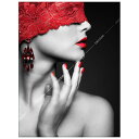 【楽天ランキング1位獲得】絵画 壁掛け モダン Ruban rouge1 SIZE/mm 750*1000 | アーバンライク ホテルライクな空間に最適なインテリア | リゾート ヴィラ リビング 寝室