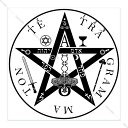 G ^  PLEXIGLAS The Pentagram SIZE/mm 700*700  SymbolArt V{ fUC ǖʑ G ǊG EW VIP[