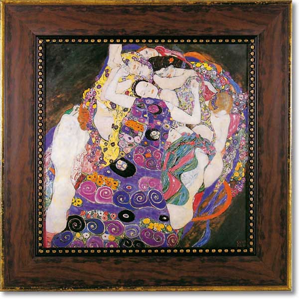 楽天壁掛けアート専門店東京アートラボ【12/5限定クーポン】 アートフレーム 重厚感と存在感 55cmサイズ 絵画 クリムト「ザ バージン」 SZ中 VTBG