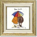 サムトフト SamToft「あたたかい」アートパネル ワンコのいる風景 犬 北欧 絵 SZ小 動物 TVYL