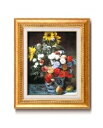 ルノアール【花瓶の花】F6号 金額縁 ■モネ■ルノアール■ミレー■ゴッホ■ 絵画 絵 名画 複製画 メジャー作品