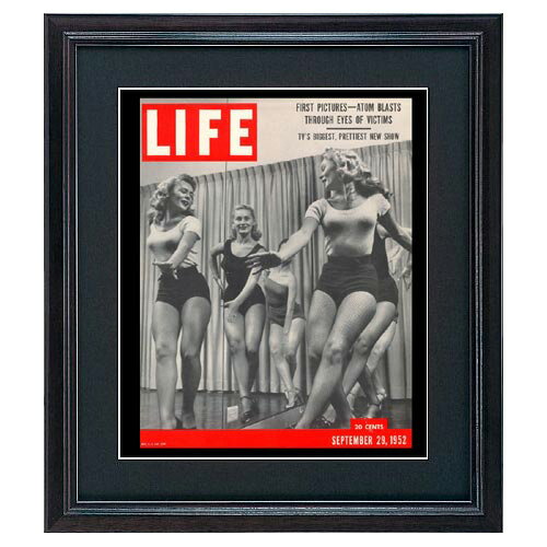 LIFE アートポスター MOGA 壁掛け 絵画 ライフポスター 復刻 雑誌 表紙 フレーム付き COVERDESIGN