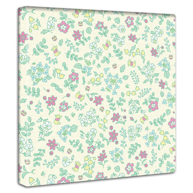 くまのぷーさん 花柄 かくれ プーさん くまぷー アートパネル ファブリックパネル インテリア 壁掛け 絵 ポスター 映画 ディズニー お土産 かわいい おしゃれ 壁飾り 韓国 キャンバス ボード アニメ イラスト カラー プレゼント キャラクター Mサイズ 軽量 誕生日 出産祝い