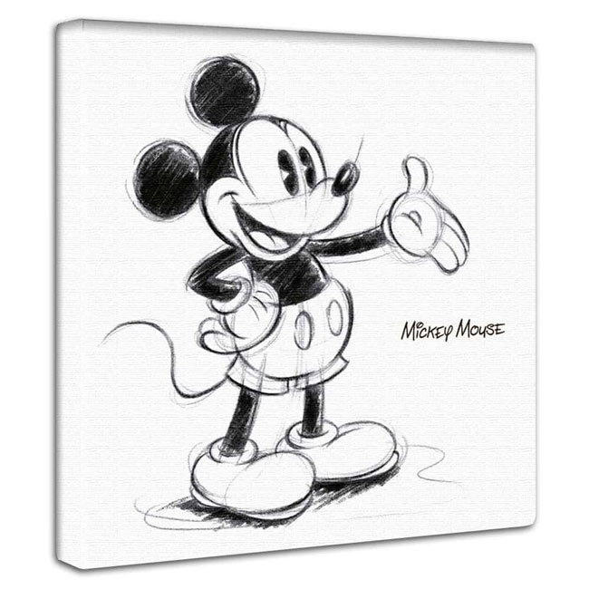 ミッキーマウス Disney アートパネル ファブリックパネル インテリア 壁掛け 絵 ポスター 映画 ディズニー お土産 かわいい おしゃれ 壁飾り キャンバス ボード アニメ イラスト プレゼント キャラクター Mサイズ 軽量 ミッキー Mickey Mouse スケッチのサムネイル