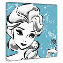 アナと雪の女王エルサ アートパネル | ディズニー公式カード付 | 30cmx30cm ディズニー絵画 インテリア壁飾り カフェ・キッズスペース装飾 子供部屋 ...