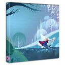 アナと雪の女王 アートパネル | ディズニー公式カード付 | 30cmx30cm ディズニー絵画 インテリア壁飾り キッズスペース装飾 子供部屋 誕生日プレゼント 女の子 男の子 アナ エルサ ブリトニー・リー 絵本 物語 姉妹