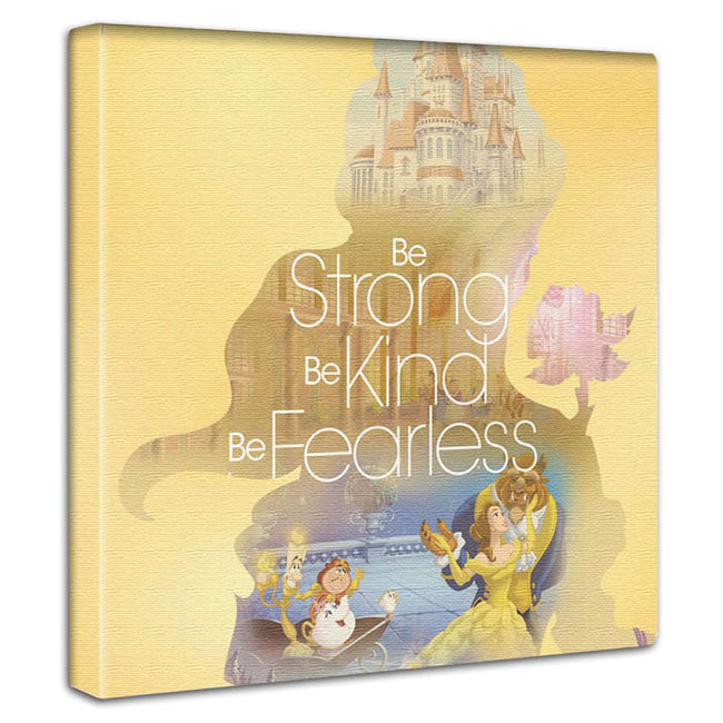 ベル バラ YELLOW | アートパネル | Disney公式カード入 | 30cmx30cm | 30cmx30cm ディズニー絵画 インテリア壁飾り キッズスペース装飾 子供部屋 誕生日プレゼント 女の子 男の子のサムネイル