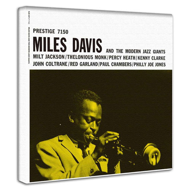 アートパネル | マイルス・デイヴィス | レコードジャケット風の壁掛けインテリア | 50年代レトロアメリカンスタイル | ジャズの象徴的アートでお部屋の壁をモダンでクラシカルな雰囲気に演出 | 30cm×30cm
