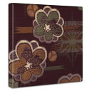 和風 アートパネル シンプル インテリア 15cm 30cm 57cm 100cm 模様 家紋 伝統 帯 花 織り 幾何学 模様 シンメトリー デザイン 紫 インバウンド 民宿 民泊 飲食店 茶屋 ホテルの待合室 棚飾り イベント 着物 浴衣 時代劇 祭り