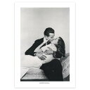 【楽天ランキング1位獲得】ポスター kiss | A2サイズ 42.0cm 59.4cm | インテリア モノクロ おしゃれ A2 ハリウッド 女優 映画 女性...