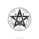 【11/25 限定クーポン】 プロ仕様高解像度 アートポスター ペンタグラム 神聖四文字 YHWH A3サイズ 297x420mm テトラグラマトン ヤハウェ