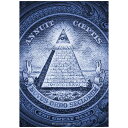 プロ仕様高解像度 アートポスター | All Seeing EYE | A3サイズ 297x420mm | インテリア シンプル | ピラミッド 1ドル札 アメリカ 紙幣 New world order