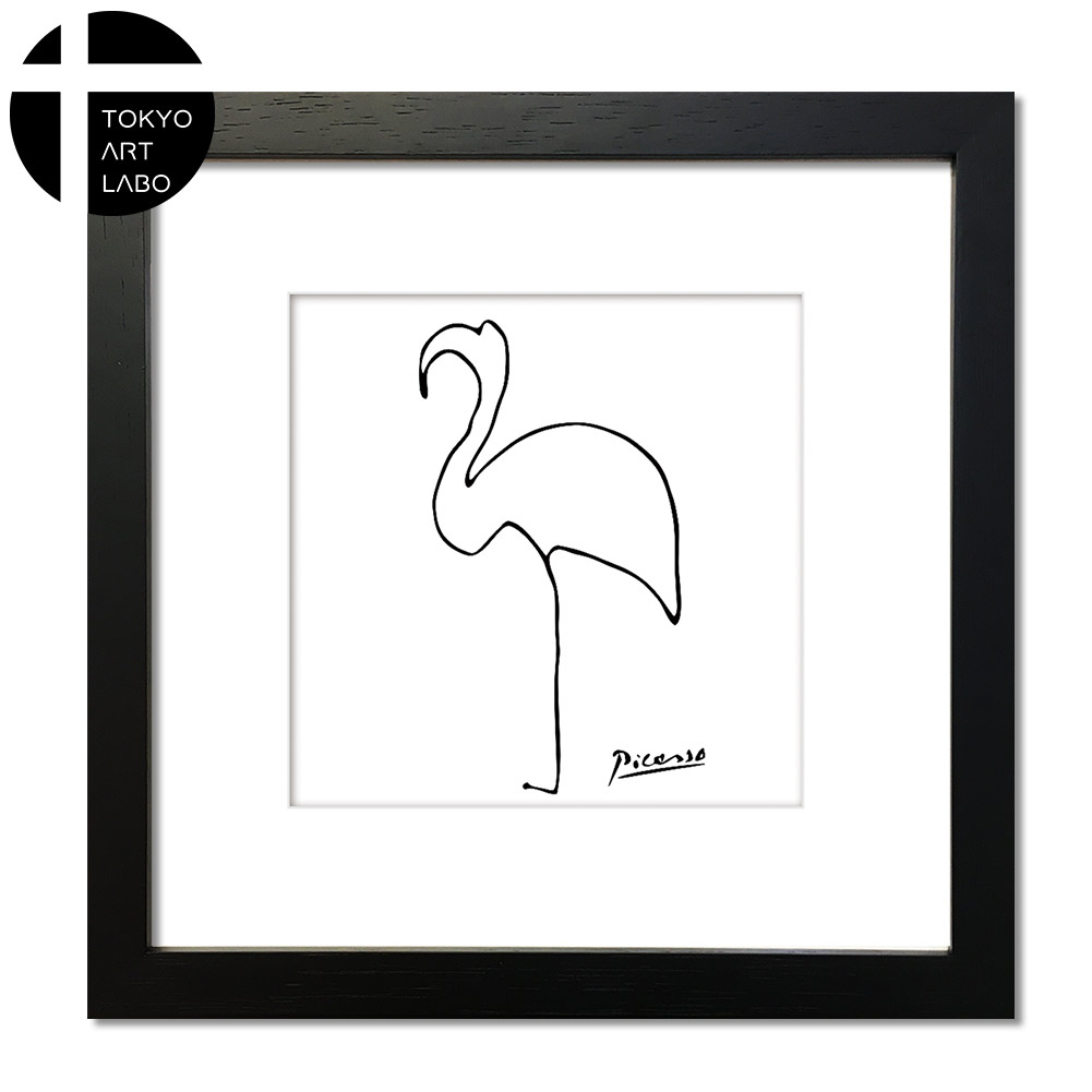 Art Collection pu sJ\ G Pablo Picasso STCY Line art f` 킢  h[COi 蕨 rO t~S RpNgȔp Le flamand rose |X^[ ؍