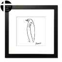 楽天壁掛けアート専門店東京アートラボArt Collection パブロ ピカソ 絵 Pablo Picasso Sサイズ Line art ペンギン Le Pingouin 額入り 絵画 ニッチアート スケッチアート ポスター 韓国