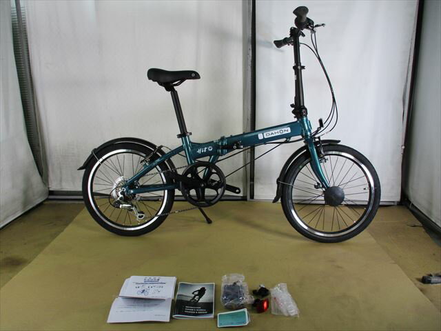 【整備済】『30％OFF』アウトレット　2022 DAHON（ダホン） HIT TEAL BLUE　 折りたたみ自転車　在庫限り　新品未使用　正規品