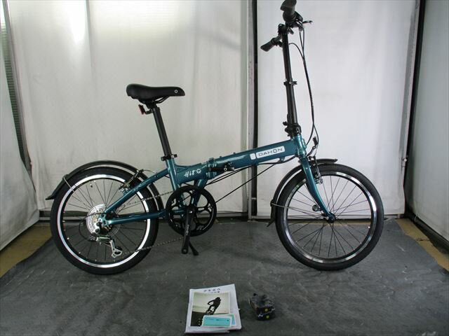 【整備済】『30％OFF』アウトレット　2022 DAHON（ダホン） HIT TEAL BLUE　 折りたたみ自転車　在庫限り　新品未使用　正規品