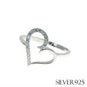 指輪 リング SILVER925リング 925スターリングシルバー ハートモチーフCZリング sir08 送料無料(4)