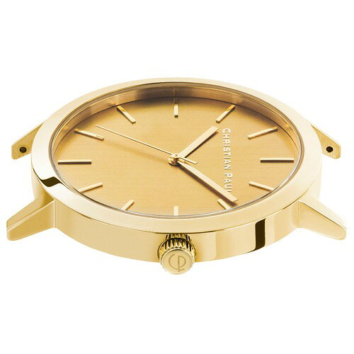 【P×10倍！】 【公式ストア】 Christian Paul クリスチャンポール 【2年保証】 【送料無料】キャピタルコレクション C004YGL 43mm 腕時計 ウォッチ クオーツ 5気圧防水 CAPITAL 43mm ブラシ仕上げ プレゼント ギフト