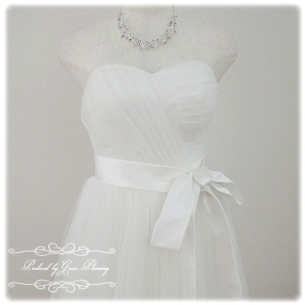 サッシュリボン 4.5cm幅×300cm サッシュベルト オフホワイト ウェディング 結婚式 二次会 パーティ 発表会 ドレスアクセサリー 可愛い サテン 子ども キッズ【メール便発送】sr_852