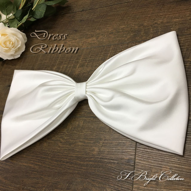 【再入荷】コサージュ リボン(39×20cm) 安全ピン付き ヘアアクセサリーやドレスのワンポイントに バッ..